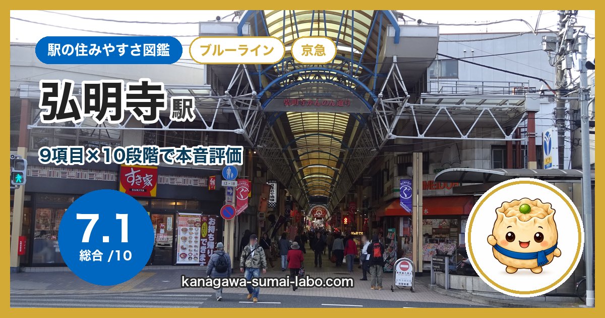 gumyoji駅の住みやすさ