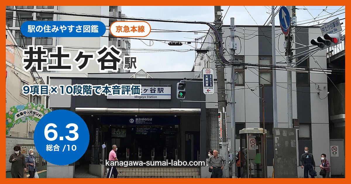 idogaya駅の住みやすさ