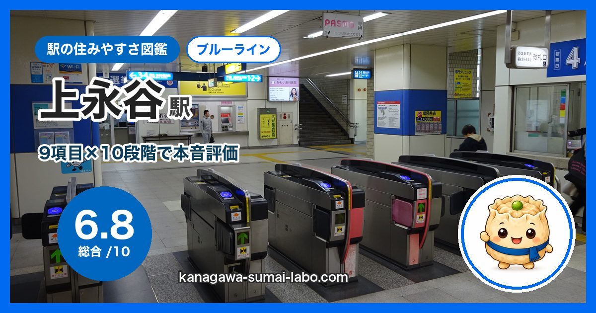 kaminagaya駅の住みやすさ