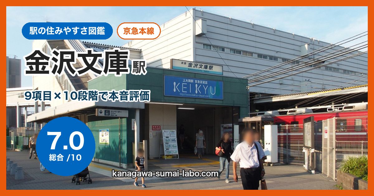 kanazawa-bunko駅の住みやすさ