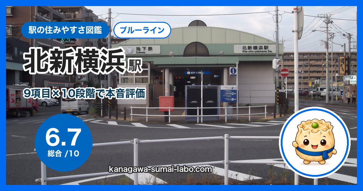 kita-shin-yokohama駅の住みやすさ