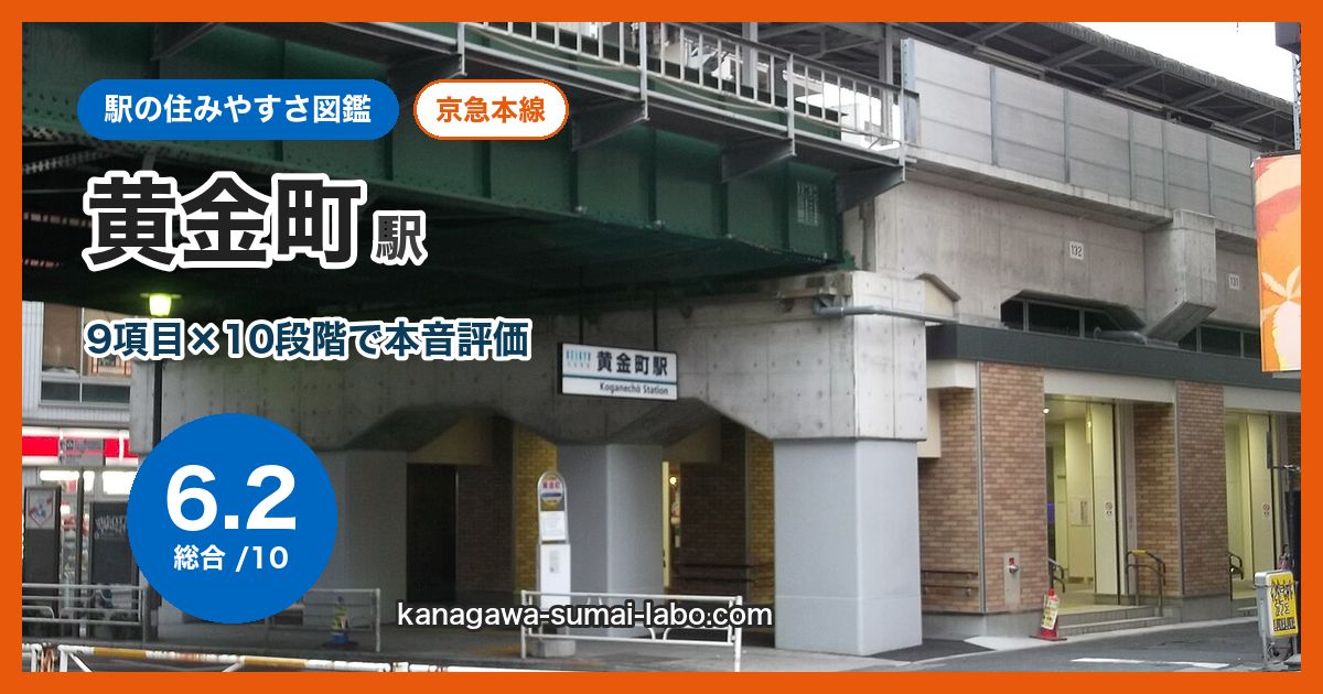 koganecho駅の住みやすさ