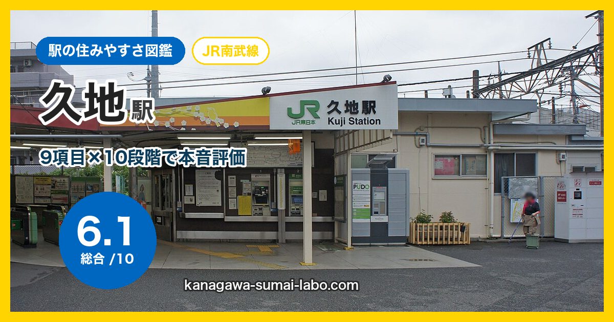 kuji駅の住みやすさ