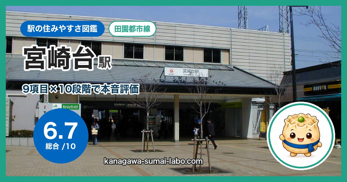 miyazakidai駅の住みやすさ