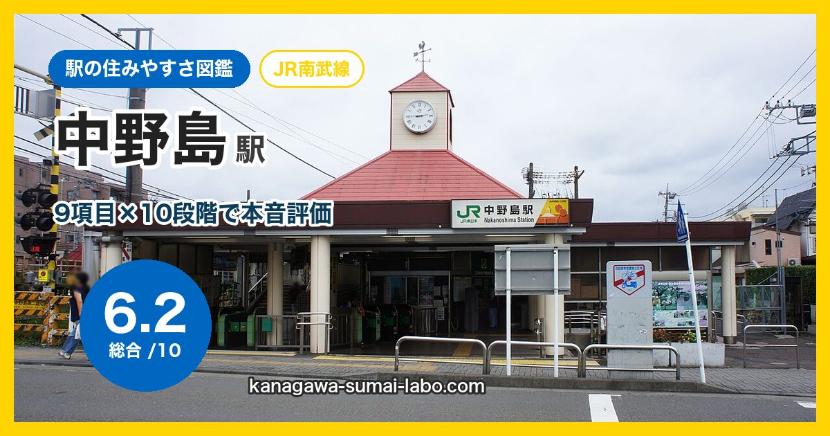 nakanoshima駅の住みやすさ