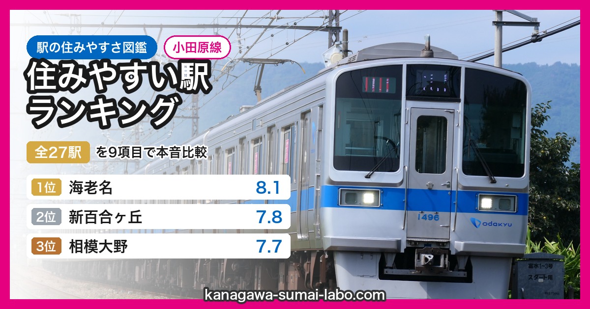 小田急小田原線 住みやすい駅ランキング
