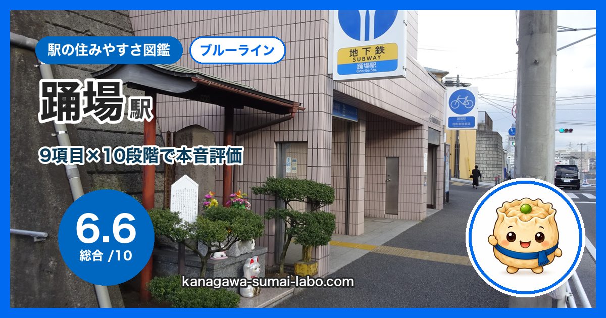 odoriba駅の住みやすさ