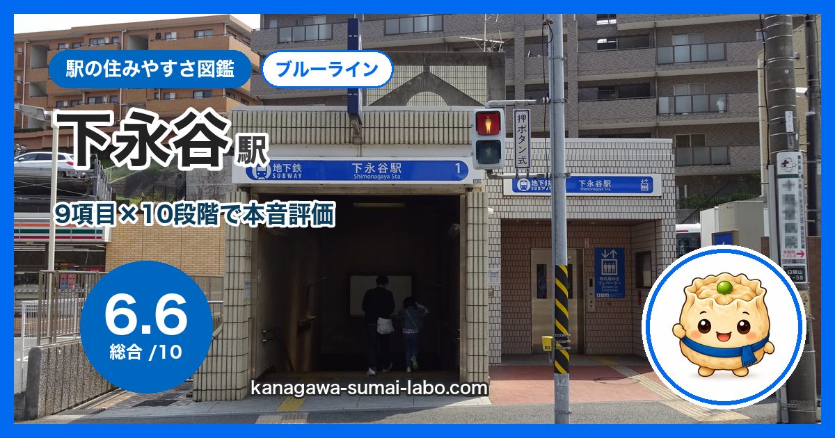 shimonagaya駅の住みやすさ