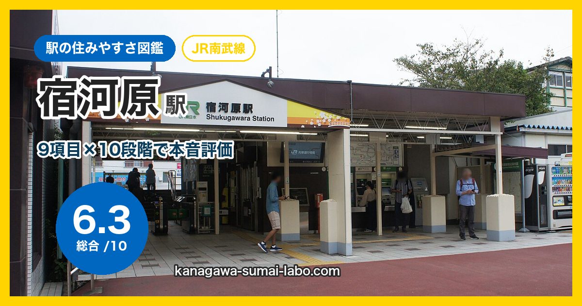 shukugawara駅の住みやすさ