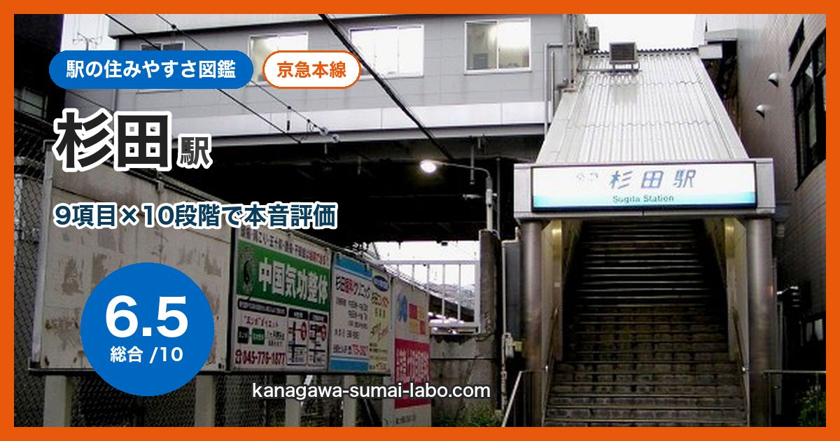 sugita駅の住みやすさ