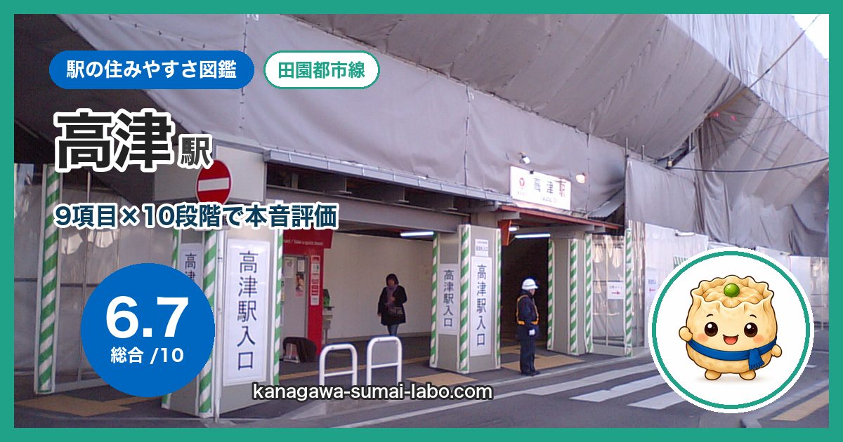 takatsu駅の住みやすさ