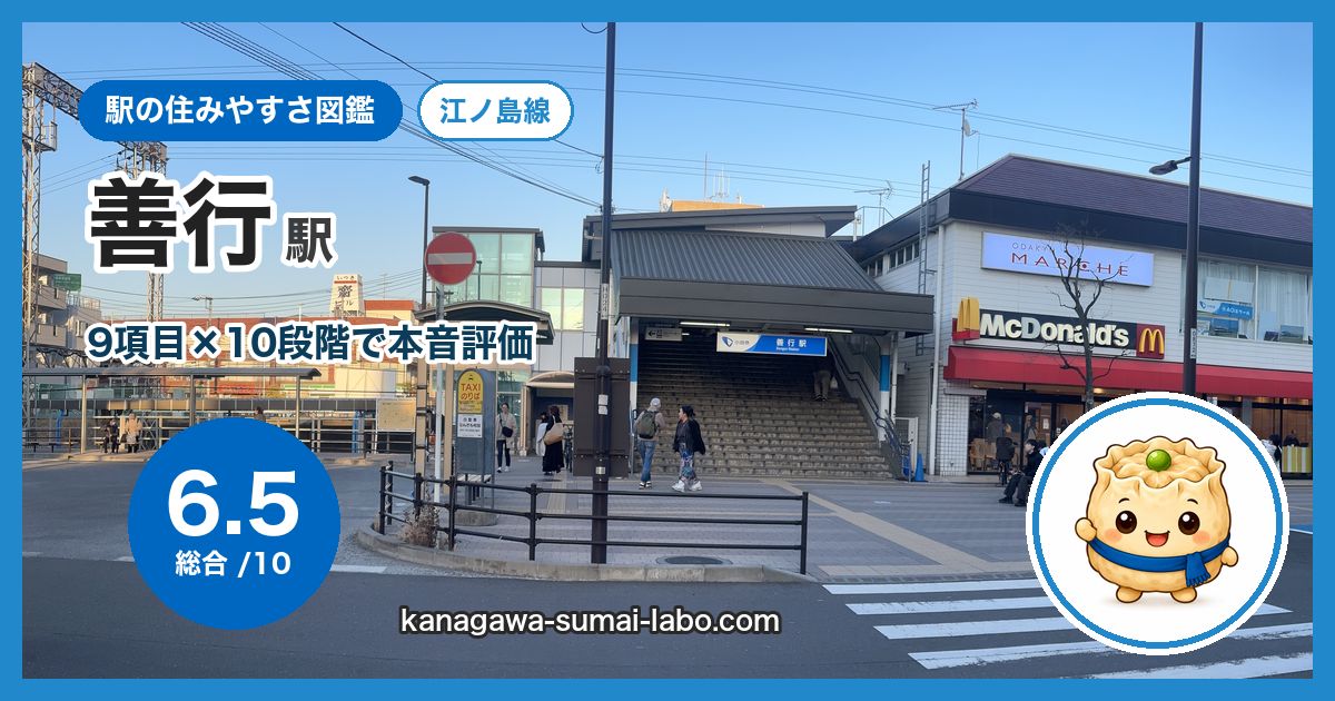 zengyo駅の住みやすさ