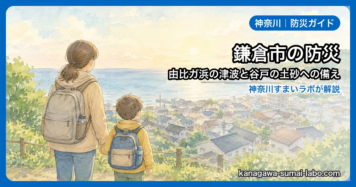 鎌倉市の防災|ハザードマップと過去の災害から備え