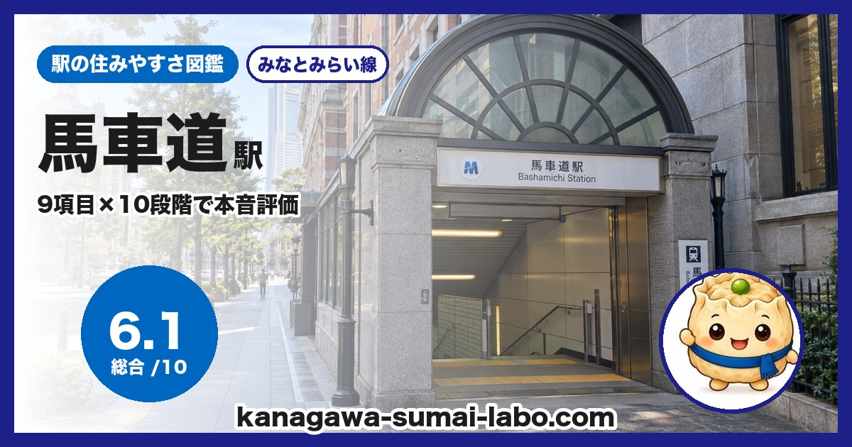 馬車道駅前の風景