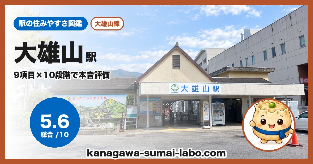 大雄山駅の住みやすさ
