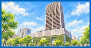 エクラスタワー武蔵小杉の外観イメージ