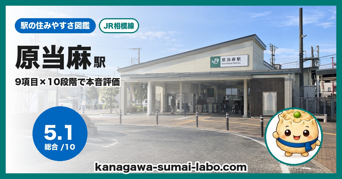 原当麻駅の住みやすさ