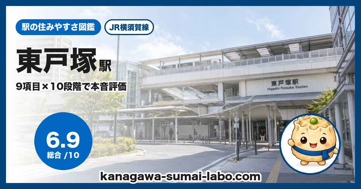 東戸塚駅前の風景