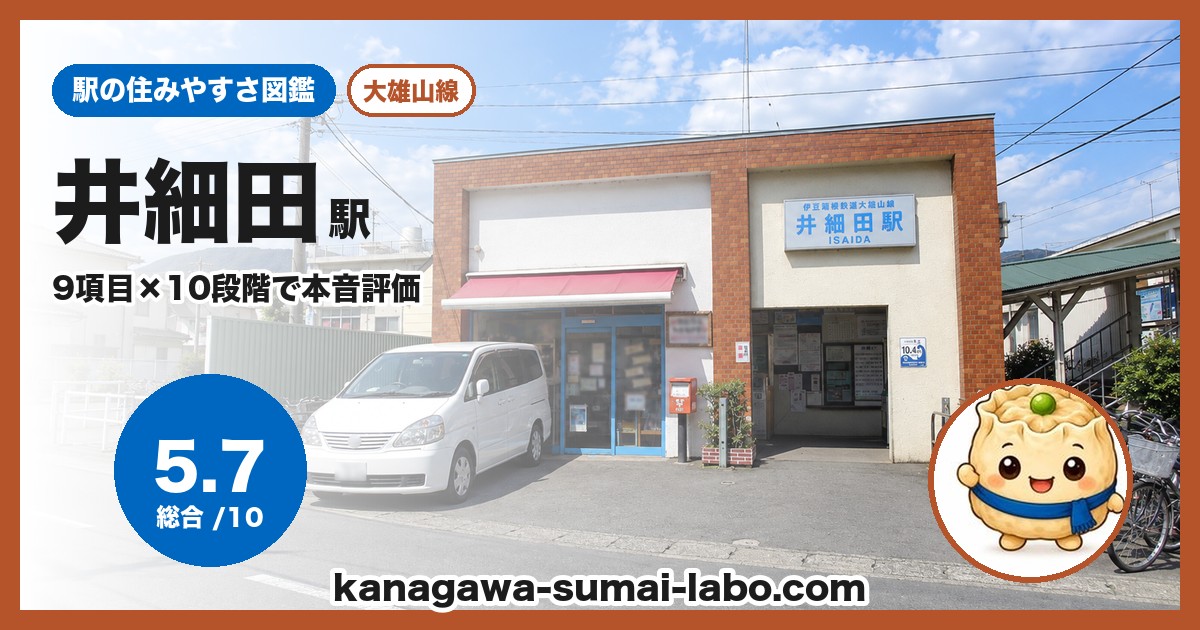井細田駅の住みやすさ