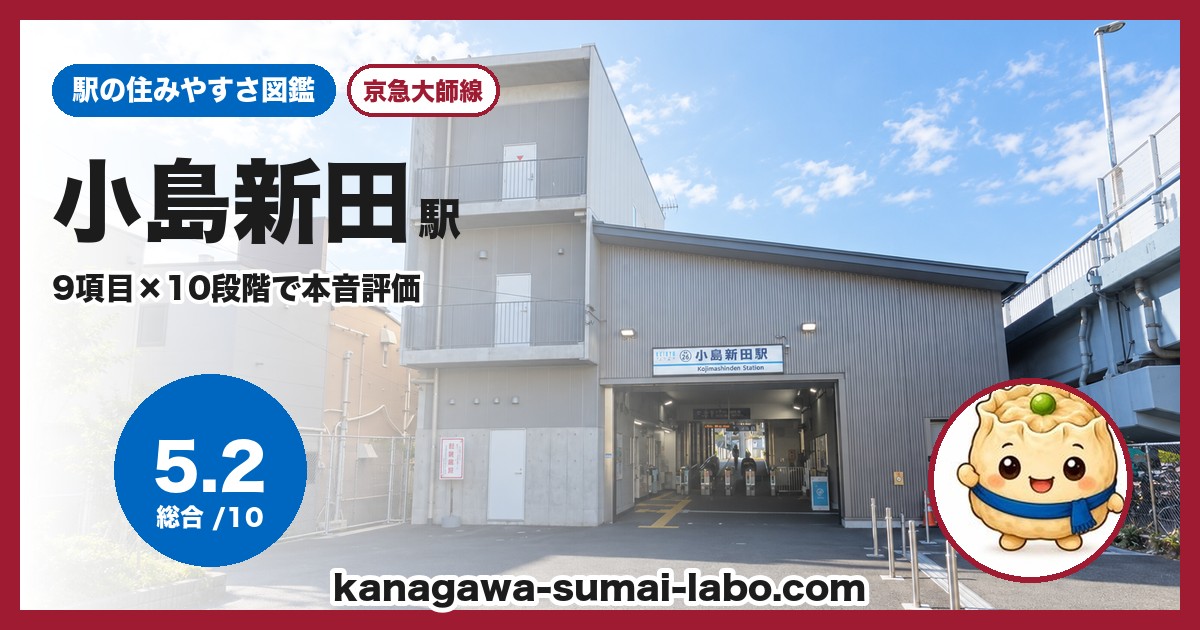 小島新田駅の住みやすさ