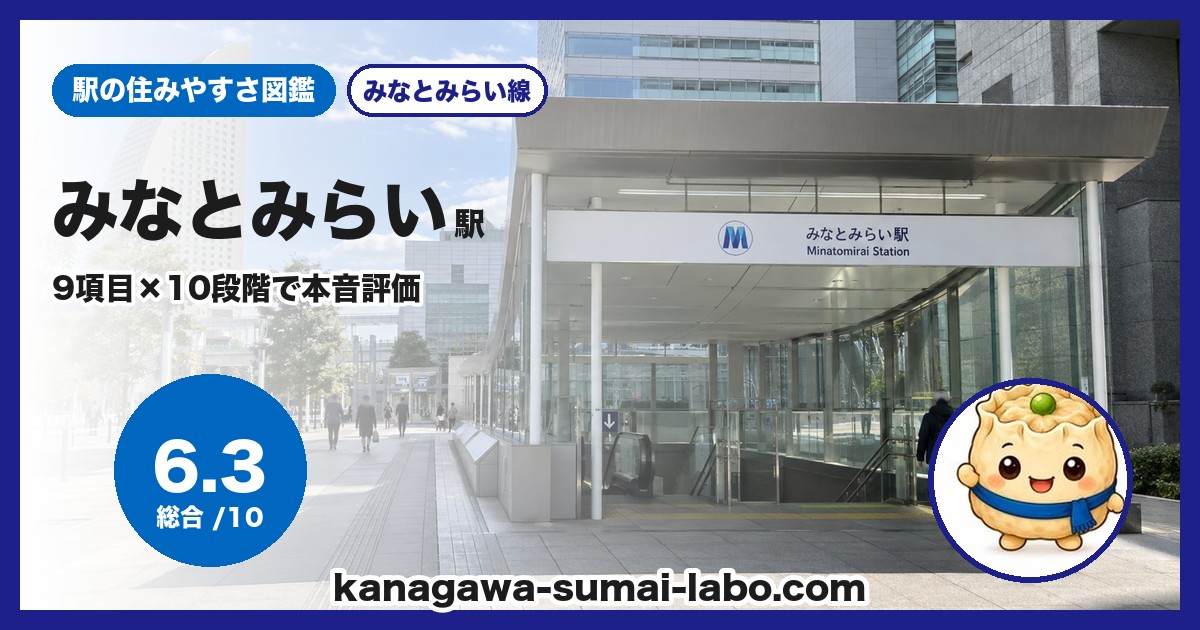 みなとみらい駅前の風景