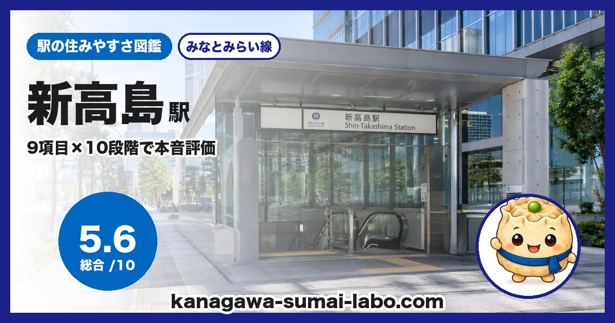 新高島駅前の風景