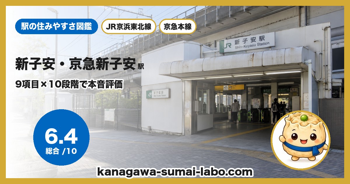 keikyu-shinkoyasu駅の住みやすさ