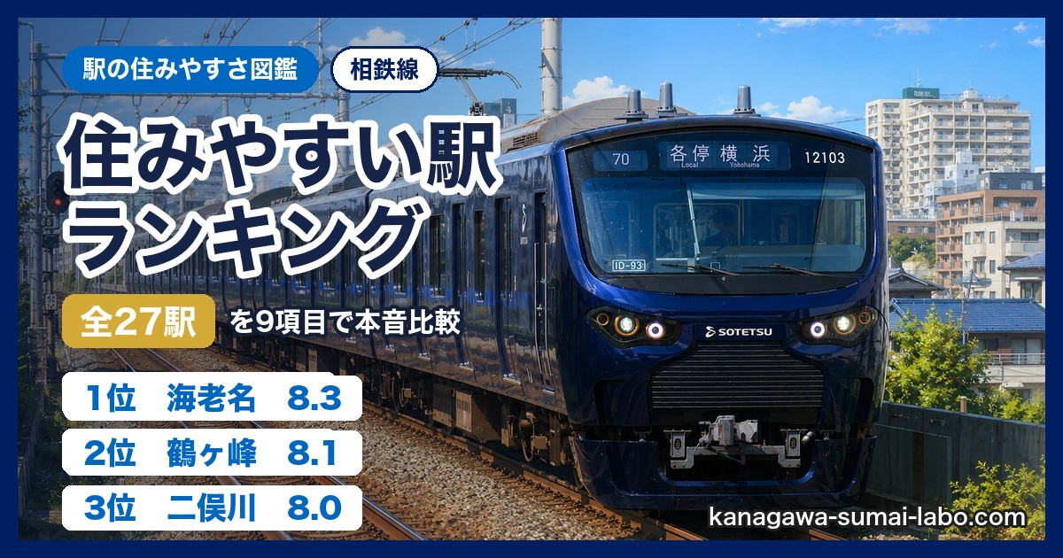 相鉄線 住みやすい駅ランキング